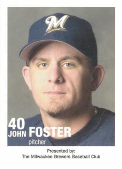 2003 Milwaukee Brewers Police #NNO John Foster Front