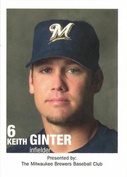 2003 Milwaukee Brewers Police #NNO Keith Ginter Front