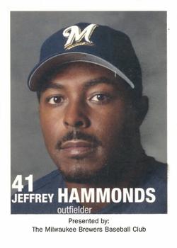 2003 Milwaukee Brewers Police #NNO Jeffrey Hammonds Front
