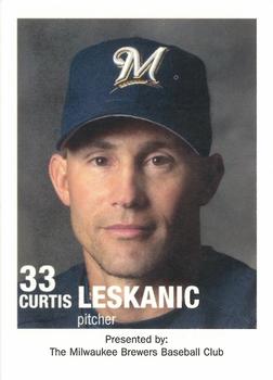 2003 Milwaukee Brewers Police #NNO Curtis Leskanic Front
