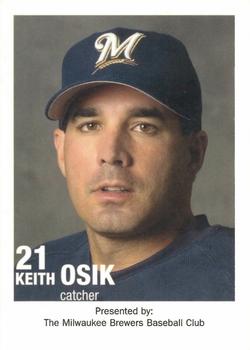 2003 Milwaukee Brewers Police #NNO Keith Osik Front