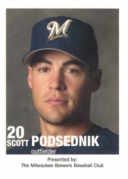 2003 Milwaukee Brewers Police #NNO Scott Podsednik Front