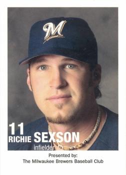 2003 Milwaukee Brewers Police #NNO Richie Sexson Front
