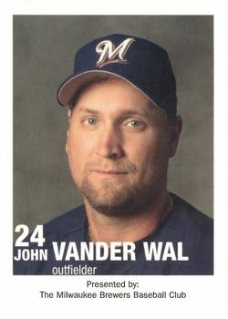 2003 Milwaukee Brewers Police #NNO John Vander Wal Front