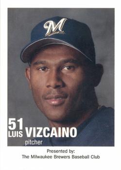 2003 Milwaukee Brewers Police #NNO Luis Vizcaino Front