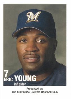 2003 Milwaukee Brewers Police #NNO Eric Young Front