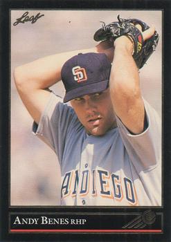 1992 Donruss - Gold Leaf Stars Previews #29 Andy Benes Front