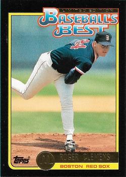 1992 Topps McDonald's Baseball's Best #10 Roger Clemens Front