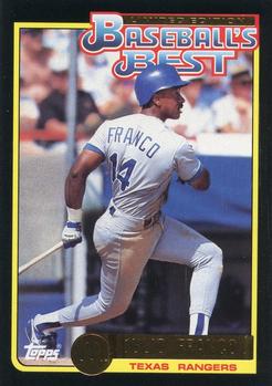 1992 Topps McDonald's Baseball's Best #27 Julio Franco Front