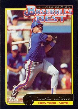 1992 Topps McDonald's Baseball's Best #23 Howard Johnson Front
