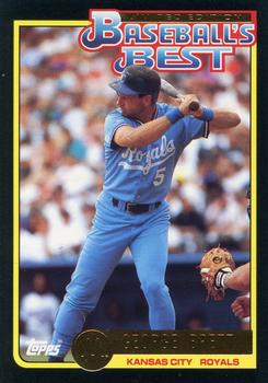 1992 Topps McDonald's Baseball's Best #6 George Brett Front
