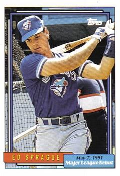 1992 Topps Major League Debut 1991 #167 Ed Sprague Front