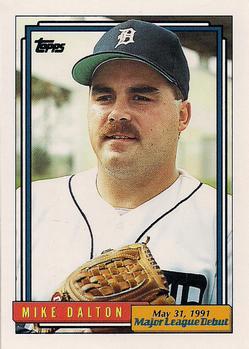 1992 Topps Major League Debut 1991 #42 Mike Dalton Front