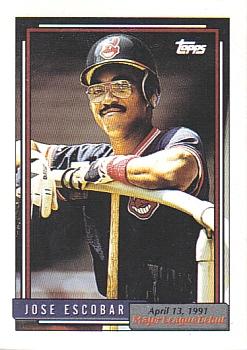 1992 Topps Major League Debut 1991 #51 Jose Escobar Front