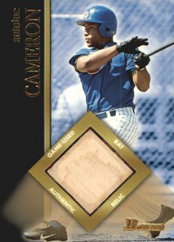 2002 Bowman - Game-Used Relics #BR-AC Antoine Cameron Front