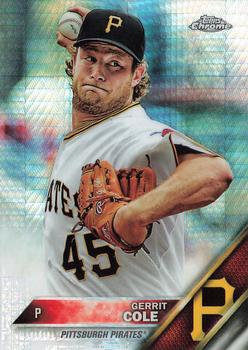 2016 Topps Chrome - Prism Refractor #11 Gerrit Cole Front