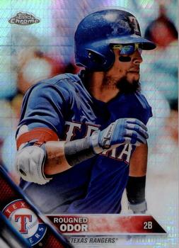 2016 Topps Chrome - Prism Refractor #86 Rougned Odor Front