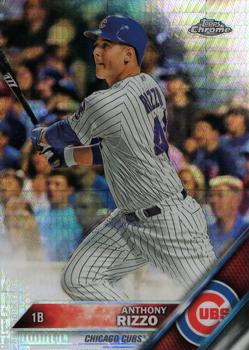 2016 Topps Chrome - Prism Refractor #87 Anthony Rizzo Front