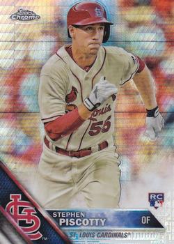 2016 Topps Chrome - Prism Refractor #132 Stephen Piscotty Front
