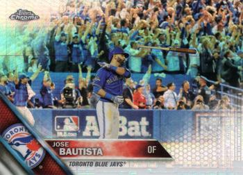 2016 Topps Chrome - Prism Refractor #191 Jose Bautista Front