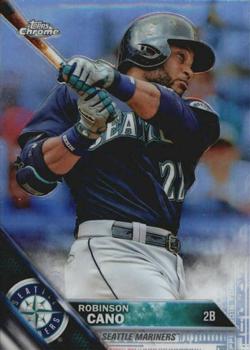 2016 Topps Chrome - Refractor #42 Robinson Cano Front