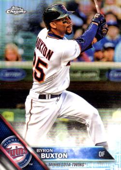 2016 Topps Chrome - Refractor #83 Byron Buxton Front