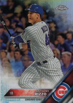2016 Topps Chrome - Refractor #87 Anthony Rizzo Front