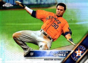 2016 Topps Chrome - Refractor #118 Carlos Gomez Front