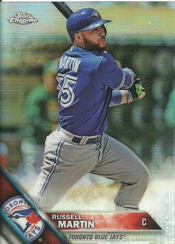 2016 Topps Chrome - Refractor #135 Russell Martin Front