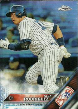 2016 Topps Chrome - Refractor #146 Alex Rodriguez Front