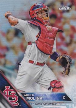 2016 Topps Chrome - Refractor #152 Yadier Molina Front