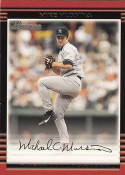 2002 Bowman - Gold #70 Mike Mussina  Front