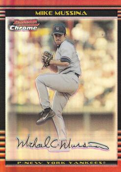 2002 Bowman Chrome - Refractors #70 Mike Mussina  Front
