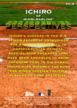 2016 Topps Chrome - Perspectives #PC-9 Ichiro Back