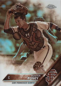2016 Topps Chrome - Sepia Refractor #125 Buster Posey Front