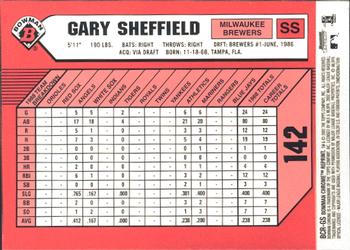 2002 Bowman Chrome - Reprints #BCR-GS Gary Sheffield Back