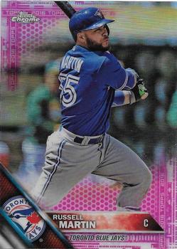 2016 Topps Chrome - Pink Refractor #135 Russell Martin Front
