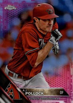 2016 Topps Chrome - Pink Refractor #159 A.J. Pollock Front