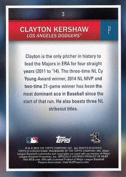 2016 Topps National Baseball Card Day #3 Clayton Kershaw Back