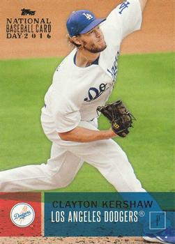 2016 Topps National Baseball Card Day #3 Clayton Kershaw Front