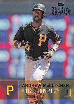 2016 Topps National Baseball Card Day #8 Andrew McCutchen Front