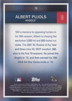 2016 Topps National Baseball Card Day #16 Albert Pujols Back