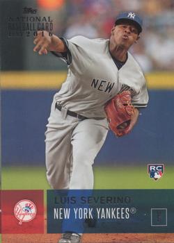 2016 Topps National Baseball Card Day #19 Luis Severino Front