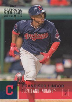 2016 Topps National Baseball Card Day #42 Francisco Lindor Front