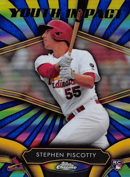 2016 Topps Chrome - Youth Impact #YI-14 Stephen Piscotty Front