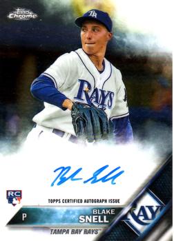 2016 Topps Chrome - Rookie Autographs #RA-BS Blake Snell Front