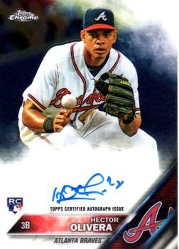2016 Topps Chrome - Rookie Autographs #RA-HOL Hector Olivera Front