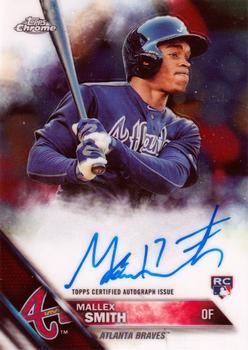 2016 Topps Chrome - Rookie Autographs #RA-MSM Mallex Smith Front