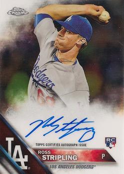 2016 Topps Chrome - Rookie Autographs #RA-RS Ross Stripling Front