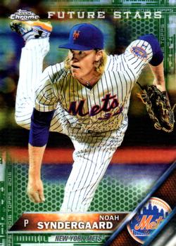 2016 Topps Chrome - Green Refractor #73 Noah Syndergaard Front